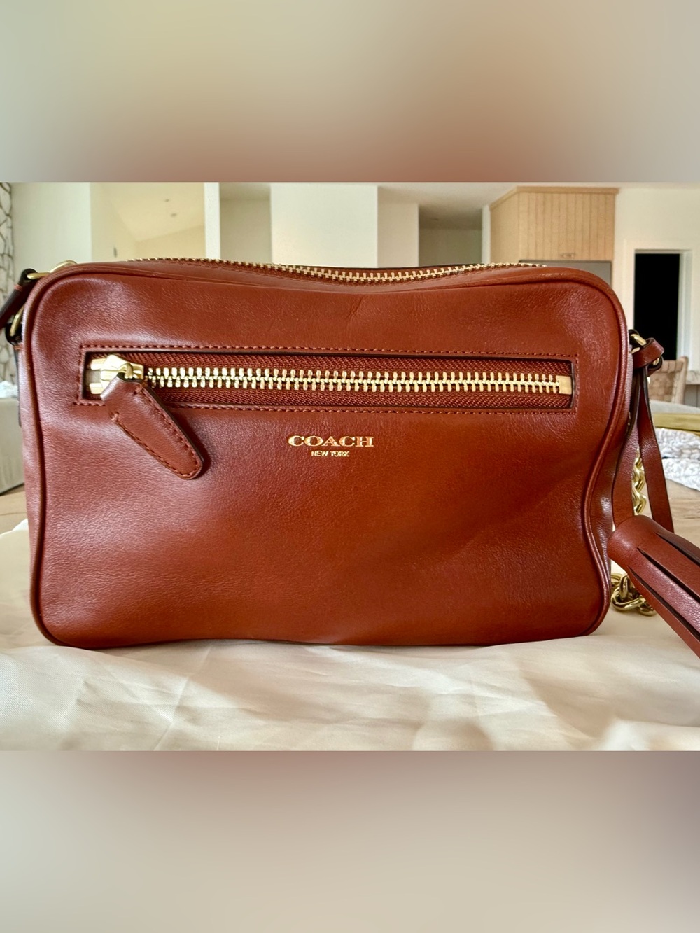 Coach legacy leather flight bag